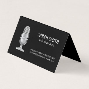 Carte De Visite Mic   Blogueur   Hôte Podcast