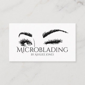 Carte De Visite Micro-lames, sourcils, tatouage, maquillage perman