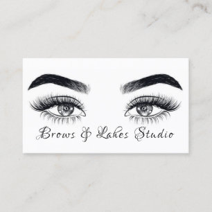 Carte De Visite Microblading Moderne , Sourcils,  Maquillage Perma