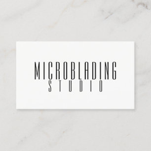 Carte De Visite Microblading moderne, sourcils, maquillage permane