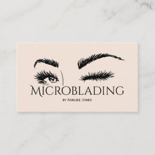 Carte De Visite Microblading, sourcils, tatouage, Maquillage perma