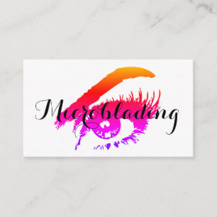 Carte De Visite Microblading, sourcils, tatouage, Maquillage perma