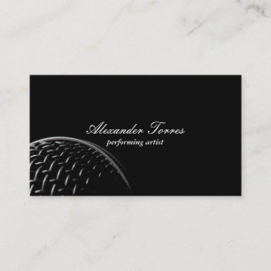 Carte De Visite Microphone