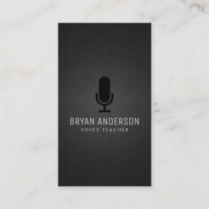 Carte De Visite Microphone