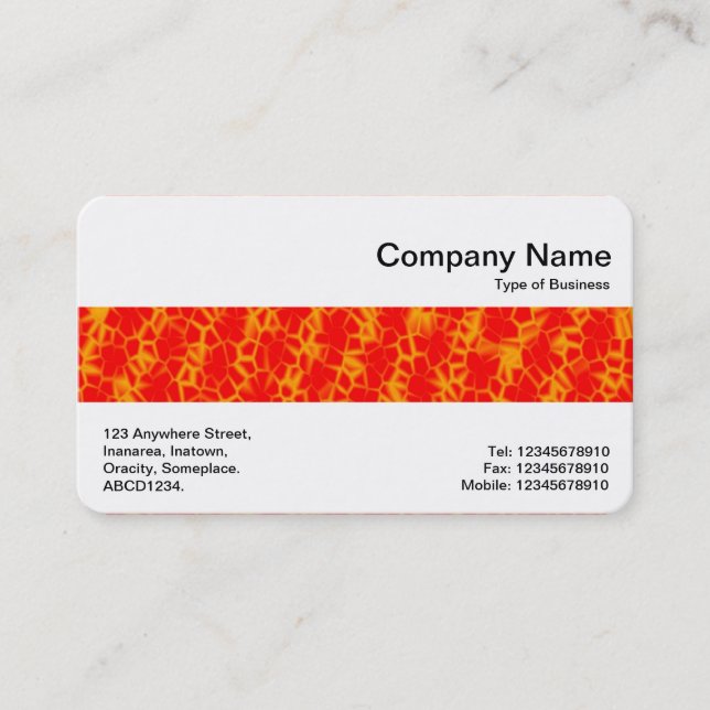 Carte De Visite Middle Band - The Orange Crunch (Devant)