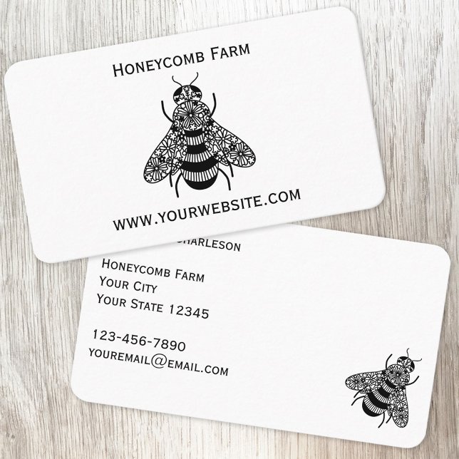 Carte De Visite Miel Bee (Créateur téléchargé)