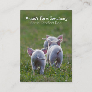Carte de visite mignon de sanctuaire de ferme de