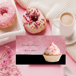 Carte De Visite Mignonne Adorable, Boulangerie de Cupcakes