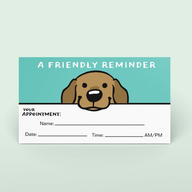 Carte De Visite Mignonne Chien Soins pour animaux de compagnie Rap (Créateur téléchargé)