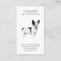 Mignonne Français Bulldog Pet Sitter Chien Walker