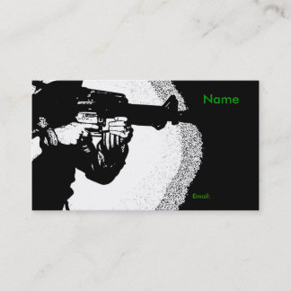 Carte de visite militaire