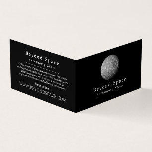Carte De Visite Mimas Lune de Saturne, Astronome, Astronomie Store