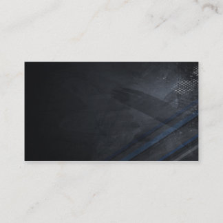 Carte De Visite Mince Ligne Bleue