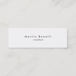 Carte de visite mince minimaliste moderne