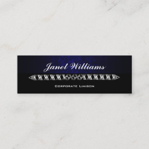 Carte de visite mince professionnel moderne