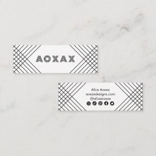 CARTE DE VISITE MINI 