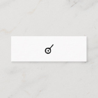 CARTE DE VISITE MINI ミニマムでシンプルな名刺　ビジネスカード　目玉焼き