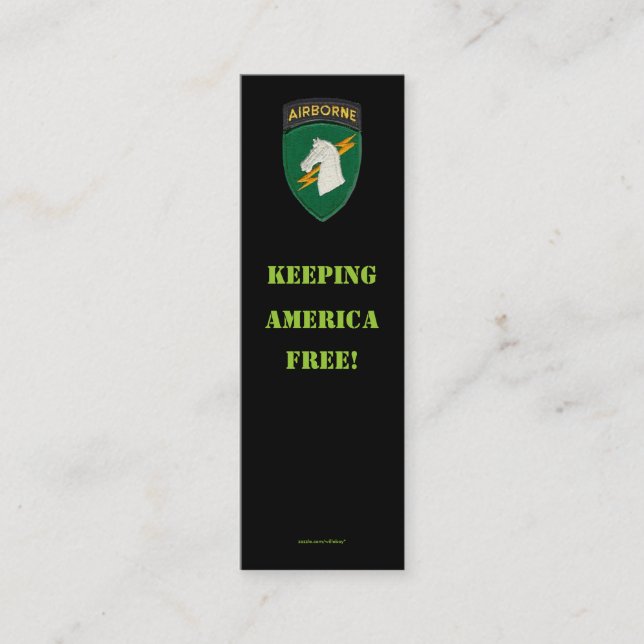Carte De Visite Mini 1re fiche de profil de la commande spéciale (Devant)