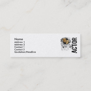 Carte De Visite Mini Alchimie d'acteur de l'action