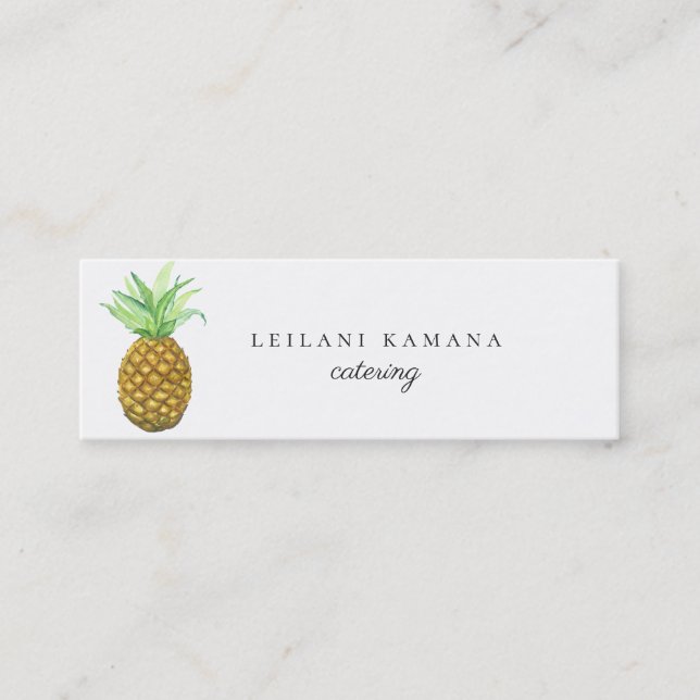 Carte De Visite Mini Ananas peint (Devant)