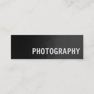 Carte De Visite Mini Artiste photographique en gris mince
