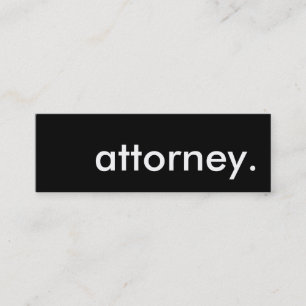 Carte De Visite Mini avocat.