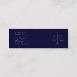 CARTE DE VISITE MINI AVOCAT