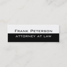 Avocat moderne minimaliste noir blanc