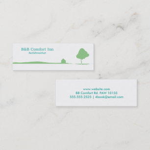 Carte De Visite Mini B&B Comfort Inn Mini Business Card