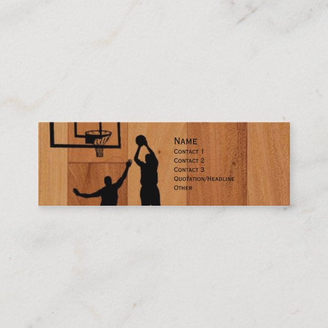 Carte De Visite Mini B-ball (Devant)