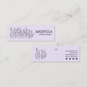 Carte De Visite Mini Balise Taille personnalisée des vêtements pour icô