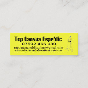 Carte De Visite Mini Banana Republic supérieure