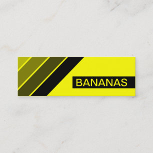 Carte De Visite Mini BANANES rétro
