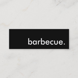 Carte De Visite Mini barbecue.