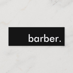 Carte De Visite Mini barbier.
