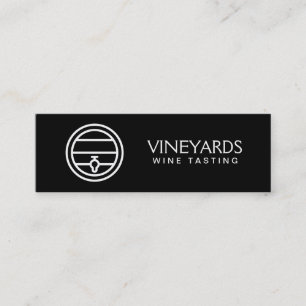 Carte De Visite Mini Barre à vin   Accessoires de vin Motif