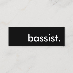 Carte De Visite Mini bassiste.