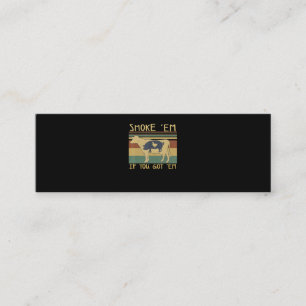 Carte De Visite Mini BBQ BBQ Grilling Funky Viande Fumeur Foodie Love