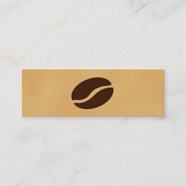 Carte De Visite Mini Bean au café (Devant)