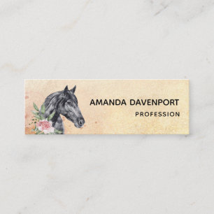 Carte De Visite Mini Beautiful Horse Head