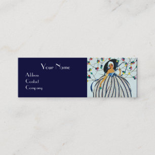 CARTE DE VISITE MINI BEAUTY MODE COSTUME DESIGNER MAKEUP ARTISTE