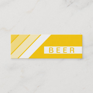 Carte De Visite Mini BEER rétro