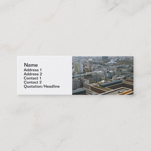 Carte De Visite Mini Berlin (Devant)