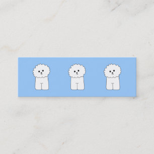 Carte De Visite Mini Bichon Frise.