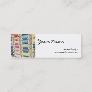 Carte De Visite Mini Bobines de fil