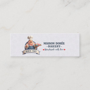 Carte De Visite Mini Boulangerie Magasin Pâtissier Desserts Friandises 