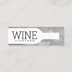 Carte De Visite Mini Bouteille à vin
