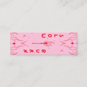Carte De Visite Mini BRÛLE LENTE - 🔥 Signet