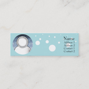 Carte De Visite Mini Bulles