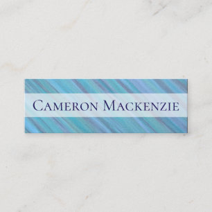 Carte De Visite Mini Bureau Turquoise Blue Turquoise Calme Cool Brush